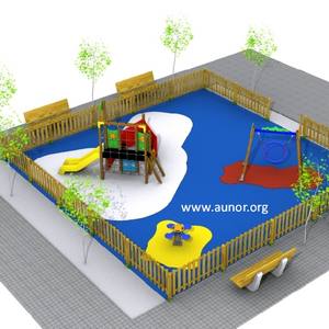 Oferta Parque Infantil para Colegios y Guarderías. Modelo Aunor 04 