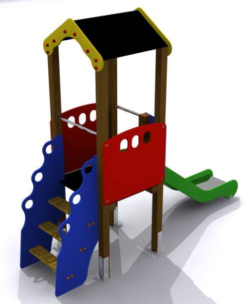 Torre Tobogán para parques infantiles. Conjunto Segura
